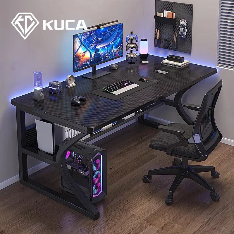 Meja Gaming Berkualiti Tinggi Tahan Calar Carbon Fiber