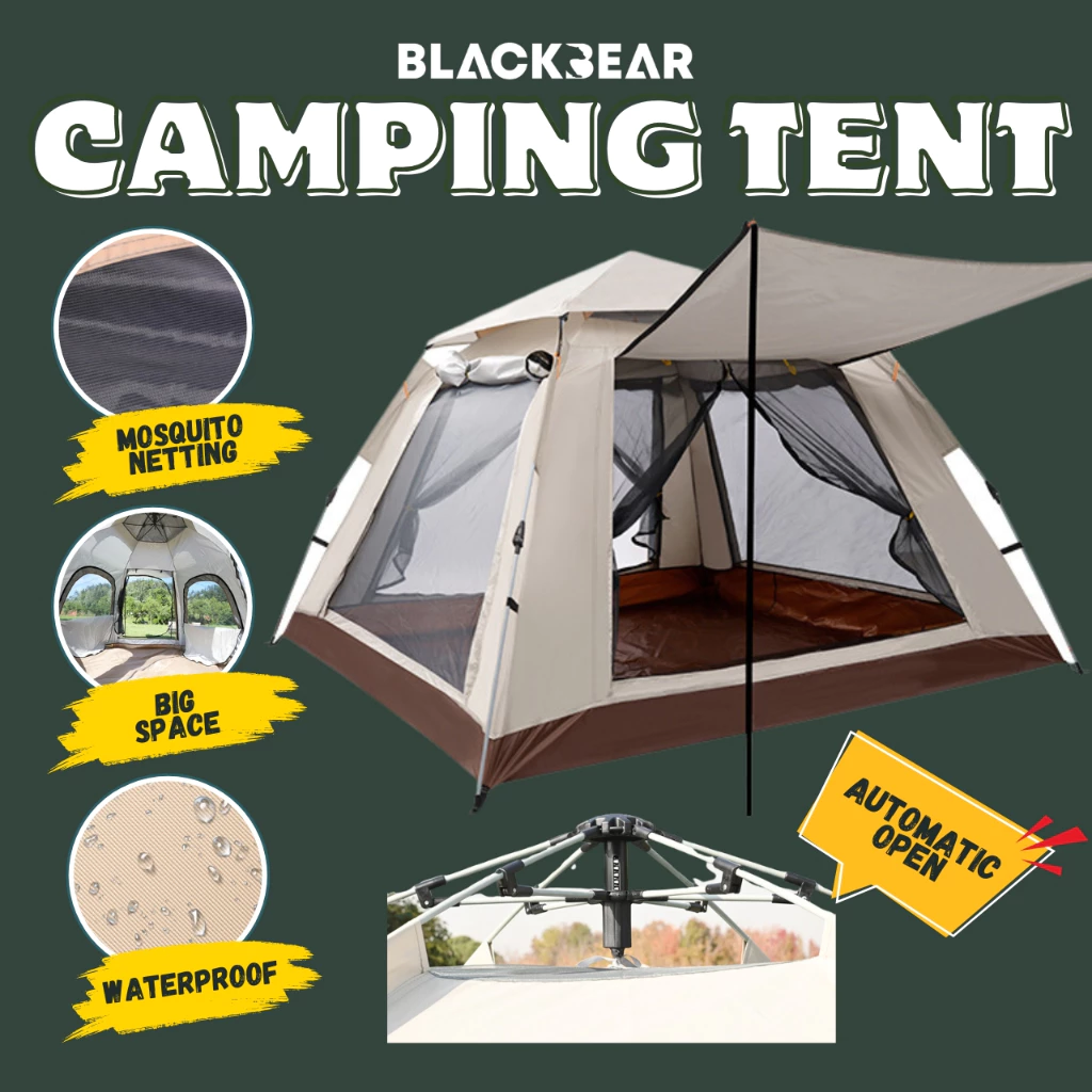 Khemah Camping Auto Setup Auto Pasang