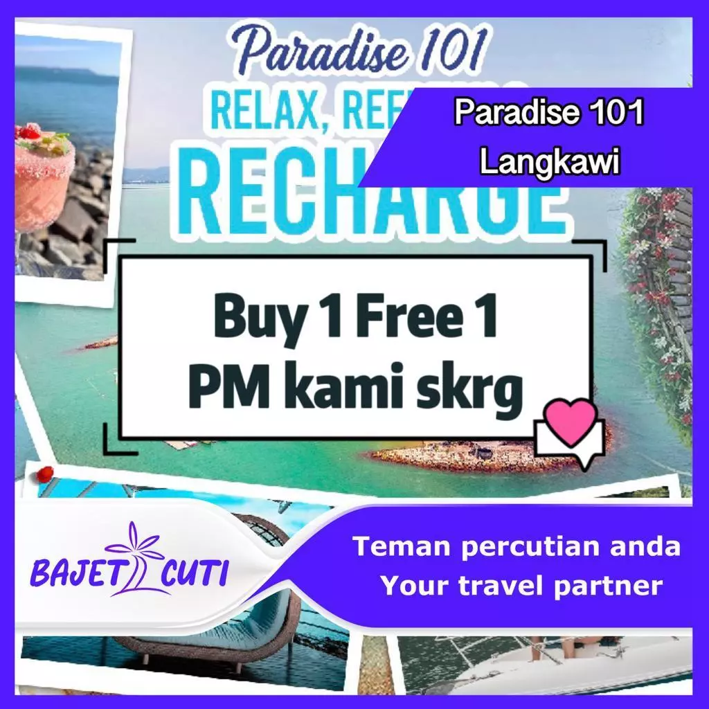 Dapatkan Tiket Masuk Paradise 101 Langkawi